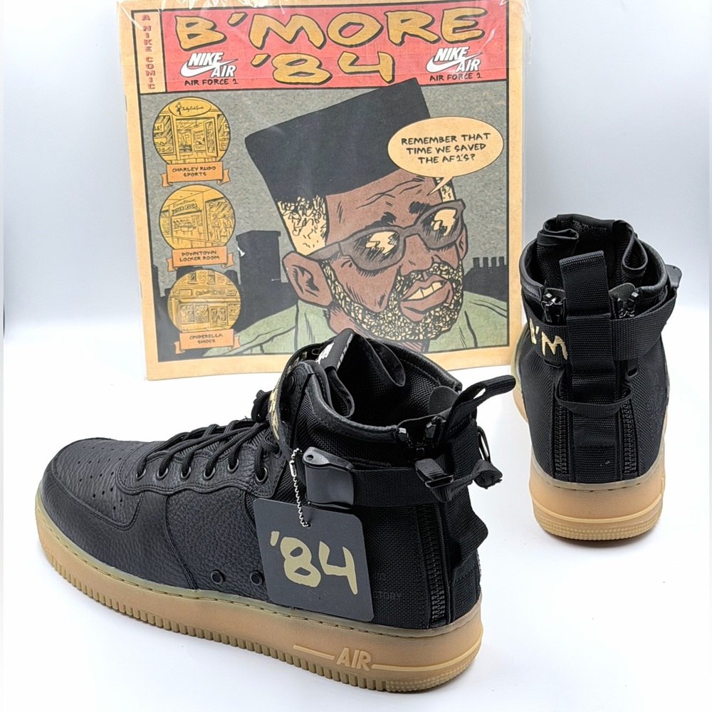 Nike SF Air Force 1 Mid 'For Baltimore' 2017